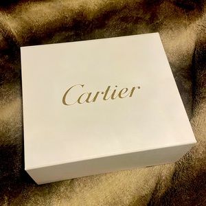 Cartier new box storage with envelope shopping bag and ribbon